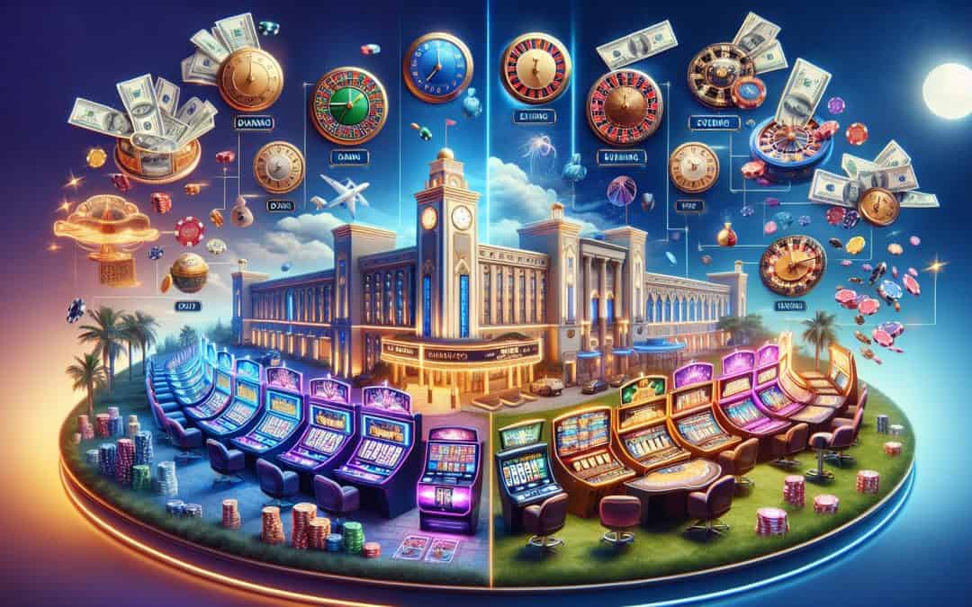 Najboljši čas dneva za igranje v spletnih igralnicah