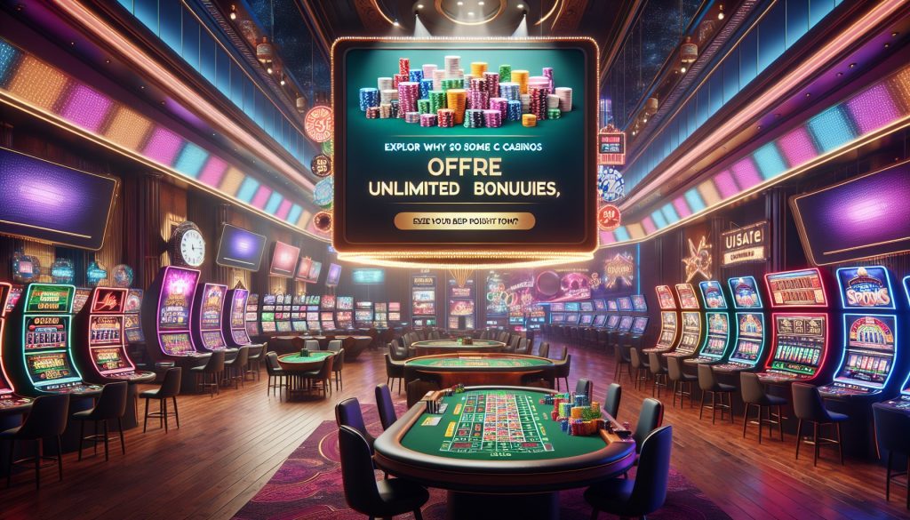 Zakaj določeni casinoji ponujajo neomejene bonuse