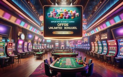 Zakaj določeni casinoji ponujajo neomejene bonuse