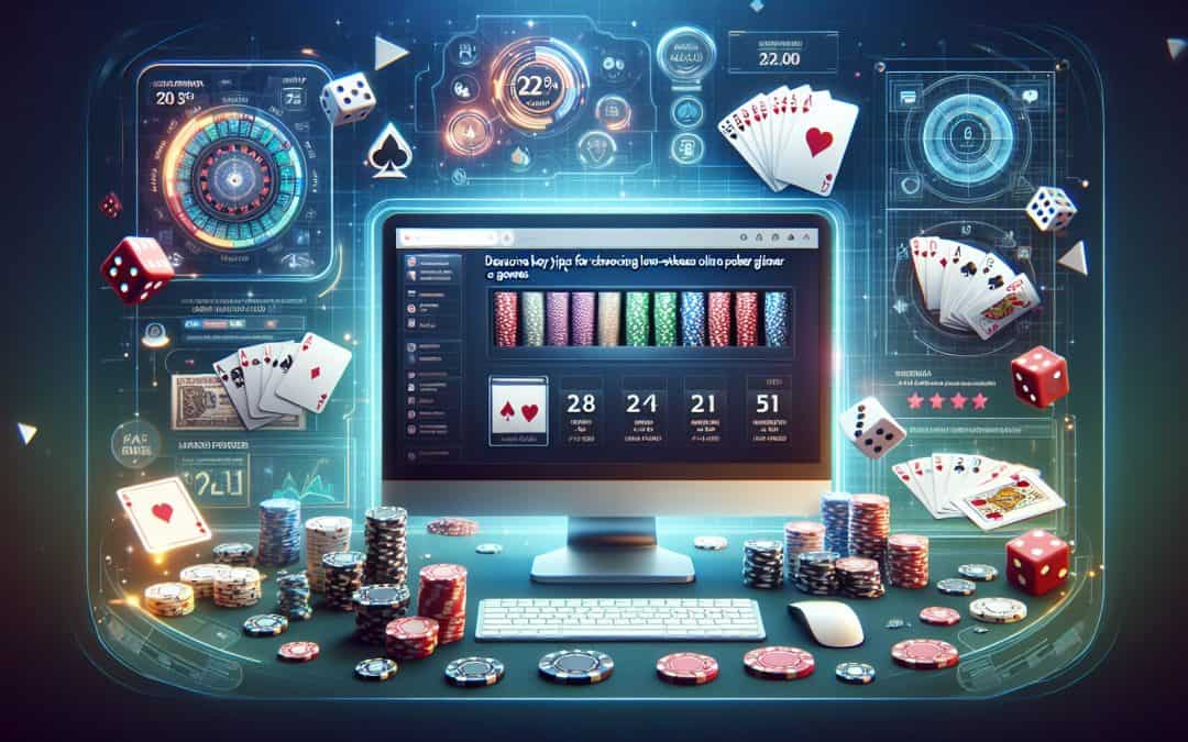 Kako izbrati najboljše spletne poker igre z nizkimi stavi?