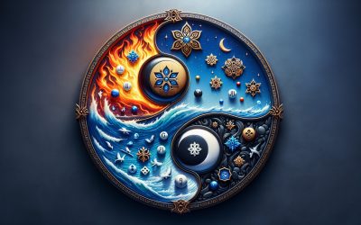 Kako igre s simboli vode in ognja ustvarjajo ravnotežje