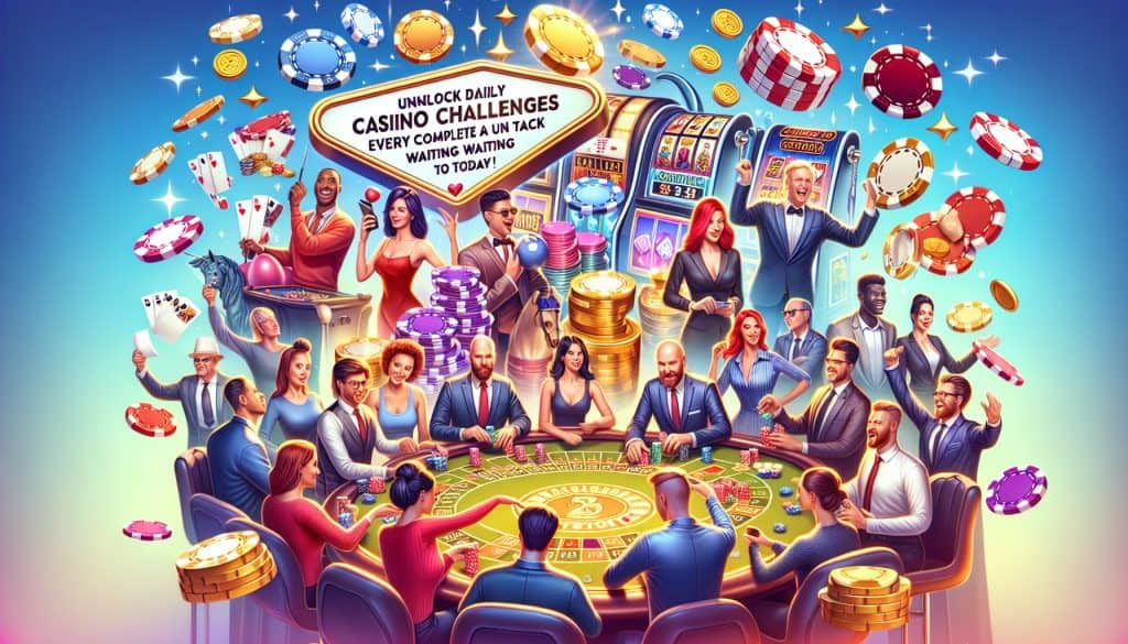 Dnevni izzivi v casinu ki te nagradijo vsak dan