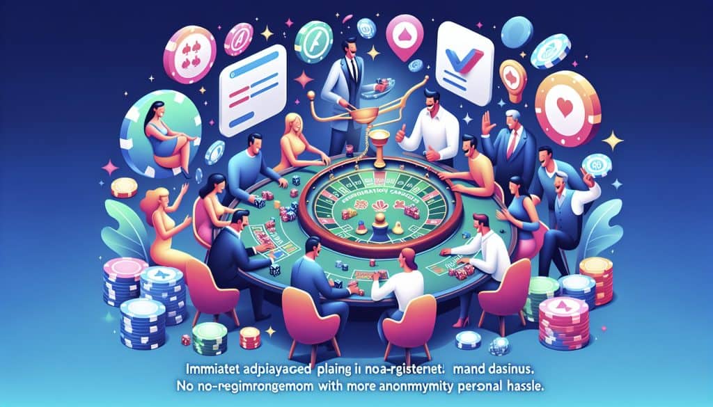 Največje prednosti igranja v igralnicah brez registracije Največje prednosti igranja v igralnicah brez registracije