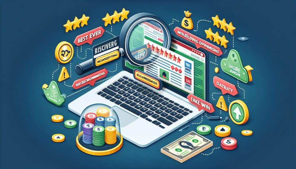 Kako prepoznati lažne ocene online casinojev