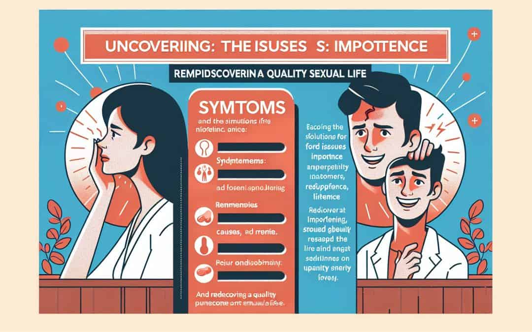 Impotenca: simptomi, vzroki in rešitve